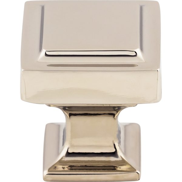 Ascendra Knob 1 1/8 Inch Polished Nickel