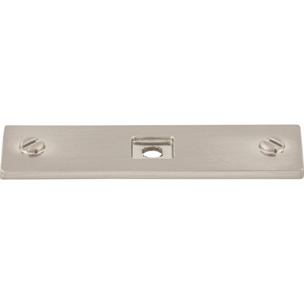 Channing Backplate 3 Inch Brushed Satin Nickel
