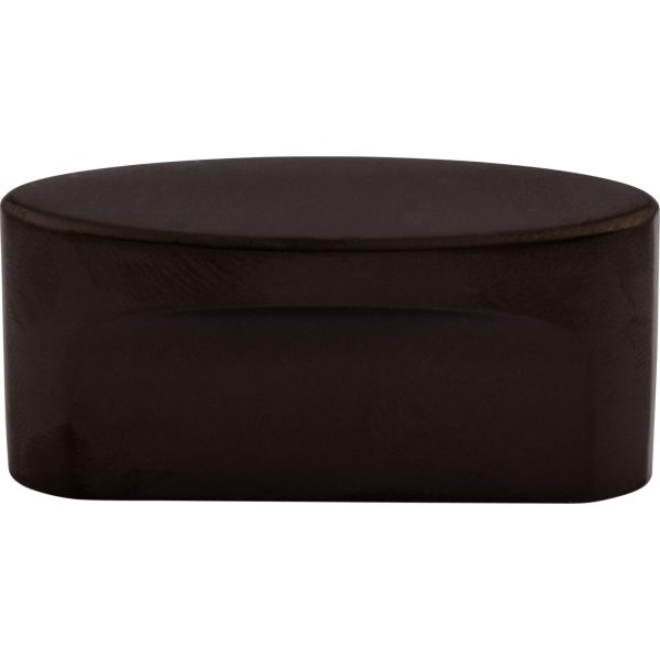 Oval Slot Knob 1 1/2 Inch (c-c) Oil Rubbed Bronze