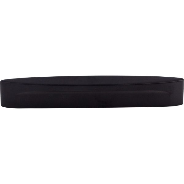 Oval Long Slot Pull 5 Inch (c-c) Flat Black