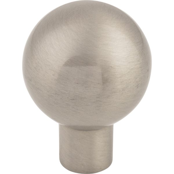 Brookline Knob 7/8 Inch Brushed Satin Nickel