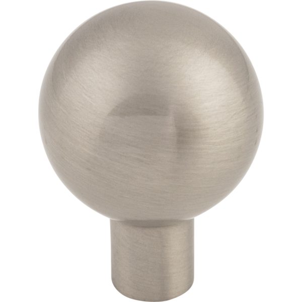 Brookline Knob 1 Inch Brushed Satin Nickel