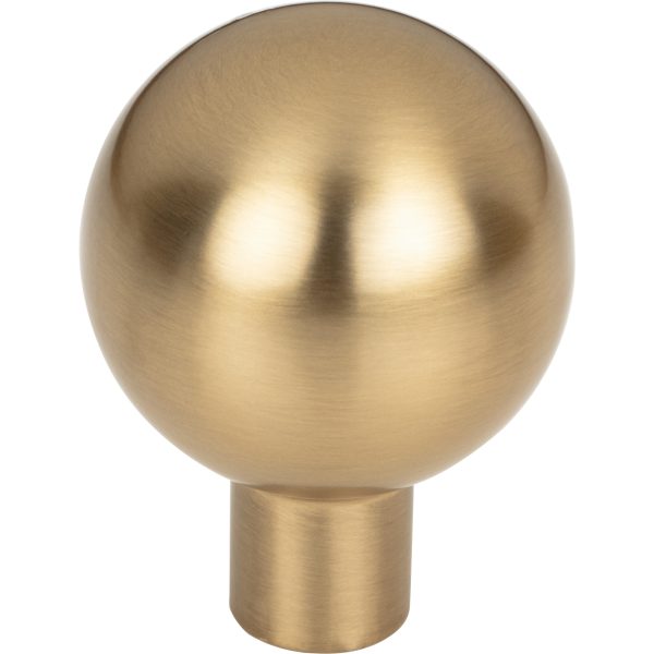 Brookline Knob 1 1/8 Inch Honey Bronze