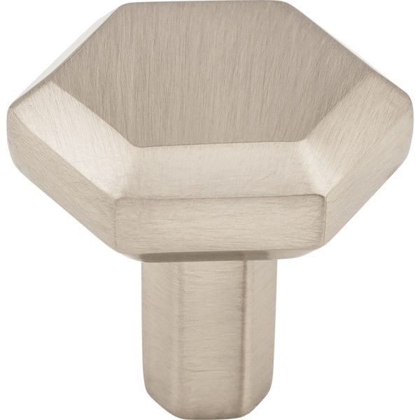 Lydia Knob 1 1/8 Inch Brushed Satin Nickel