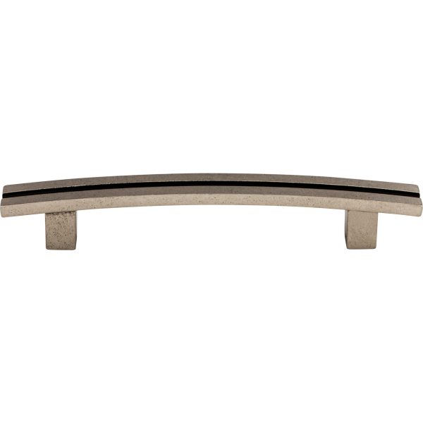 Inset Rail Pull 5 Inch (c-c) Pewter Antique