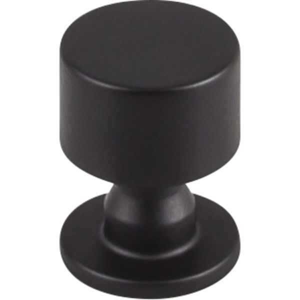 Lily Knob 1 Inch Flat Black