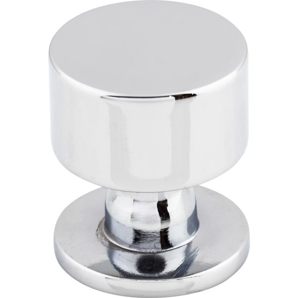Lily Knob 1 1/8 inch Polished Chrome