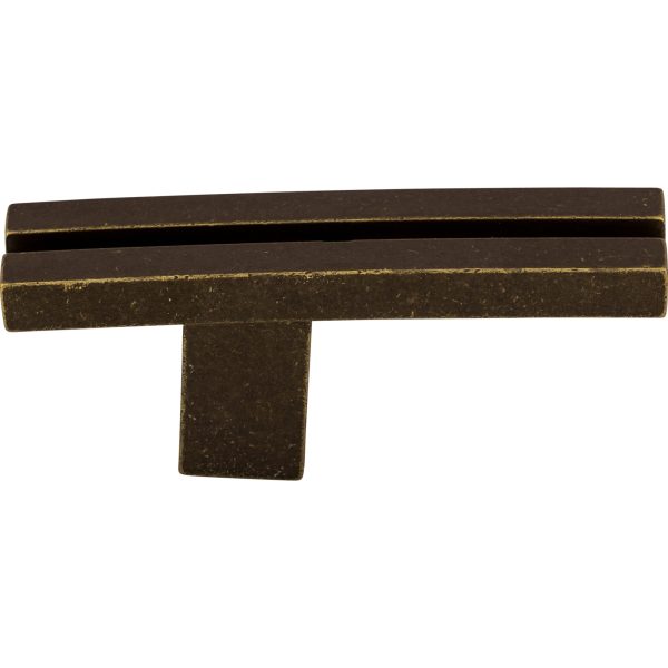 Inset Rail Knob 2 5/8 Inch German Bronze