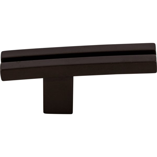 Inset Rail Knob 2 5/8 Inch Oil Rubbed Bronze