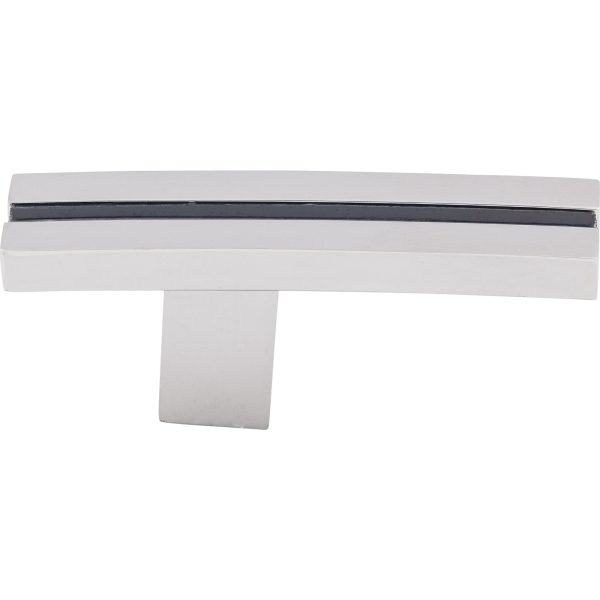 Inset Rail Knob 2 5/8 Inch Polished Chrome
