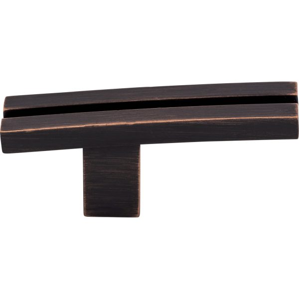 Inset Rail Knob 2 5/8 Inch Tuscan Bronze