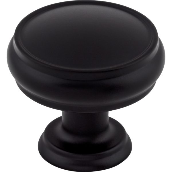Eden Knob 1 3/8 Inch Flat Black