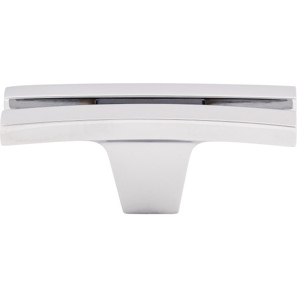 Flared Knob 2 5/8 Inch Polished Chrome