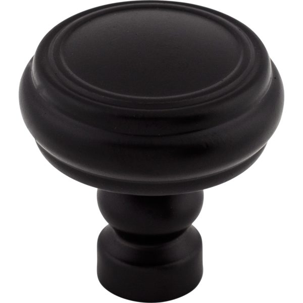 Brixton Rimmed Knob 1 1/4 Inch Flat Black