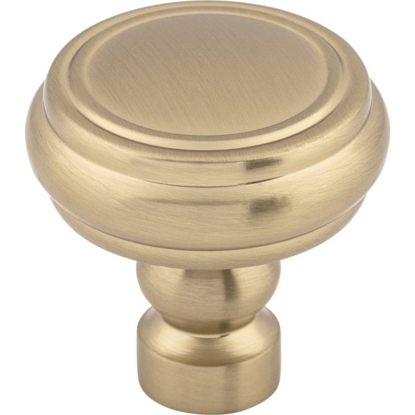 Brixton Rimmed Knob 1 1/4 Inch Honey Bronze