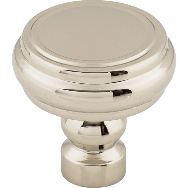 Brixton Rimmed Knob 1 1/4 Inch Polished Nickel