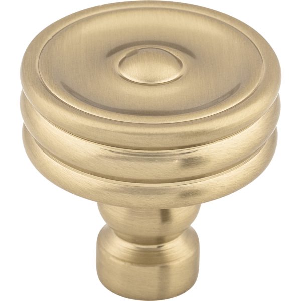 Brixton Ridged Knob 1 1/4 Inch Honey Bronze