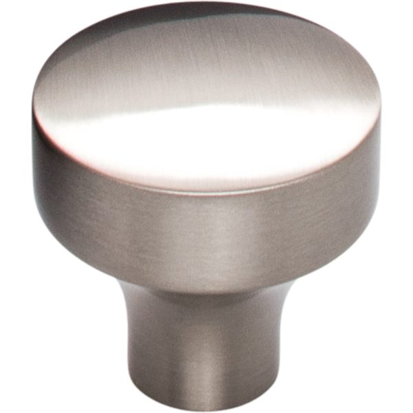 Kinney Knob 1 1/8 Inch Brushed Satin Nickel