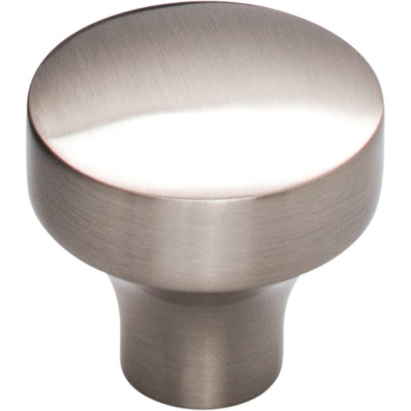 Kinney Knob 1 1/4 Inch Brushed Satin Nickel