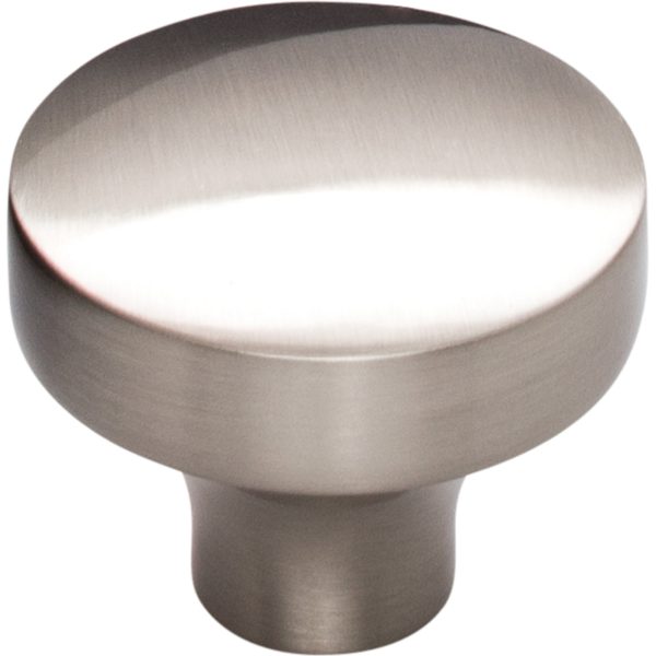 Kinney Knob 1 1/2 Inch Brushed Satin Nickel