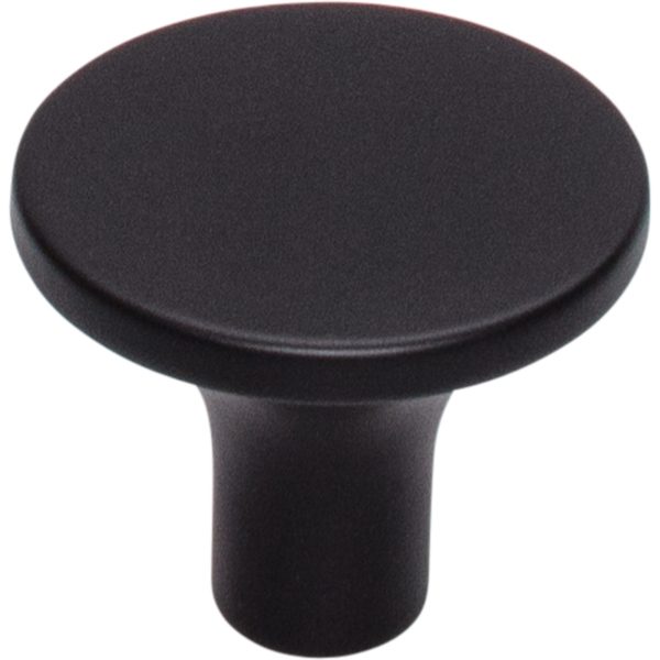 Marion Knob 1 1/4 Inch Flat Black