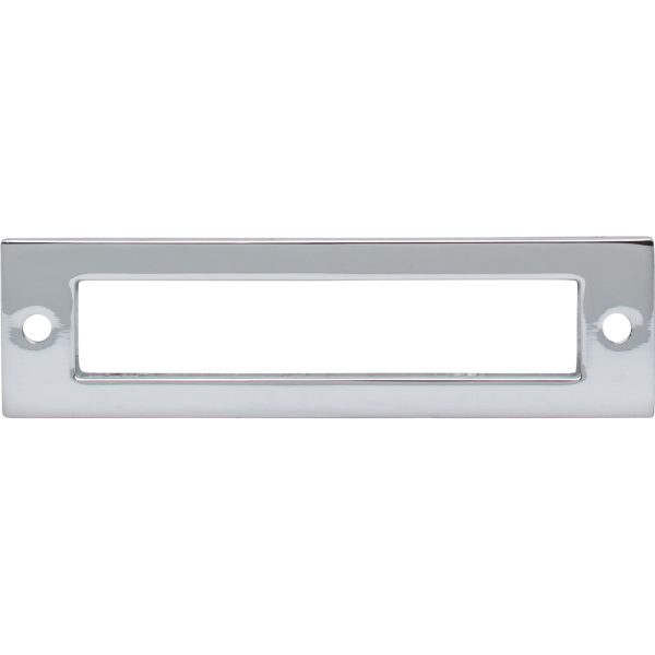 Hollin Backplate 3 3/4 Inch Polished Chrome