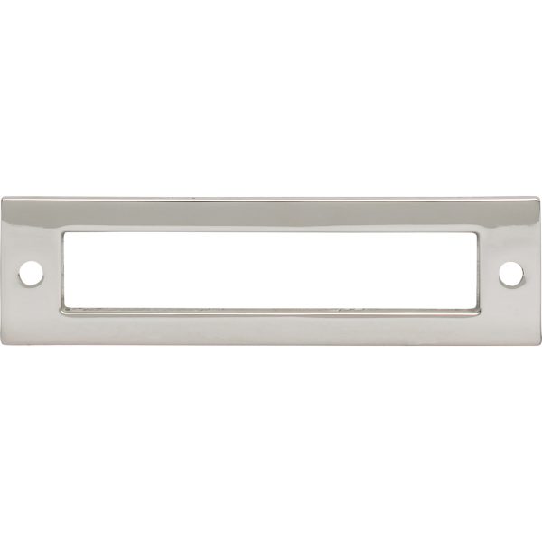 Hollin Backplate 3 3/4 Inch Polished Nickel