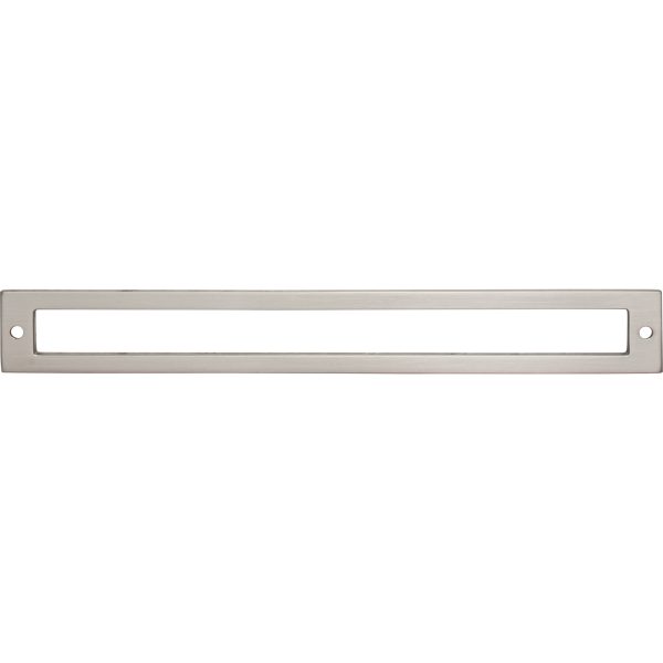 Hollin Backplate 8 13/16 Inch Brushed Satin Nickel