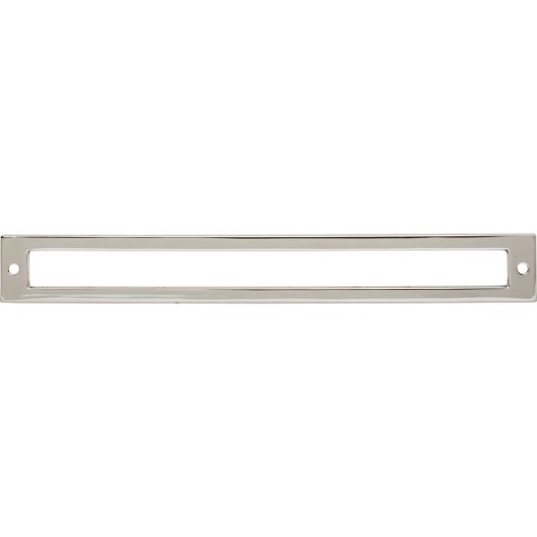 Hollin Backplate 8 13/16 Inch Polished Nickel