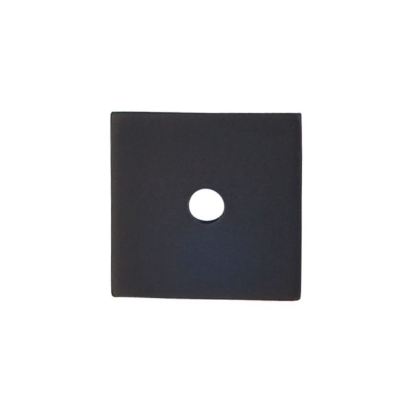 Square Backplate 1 Inch Flat Black