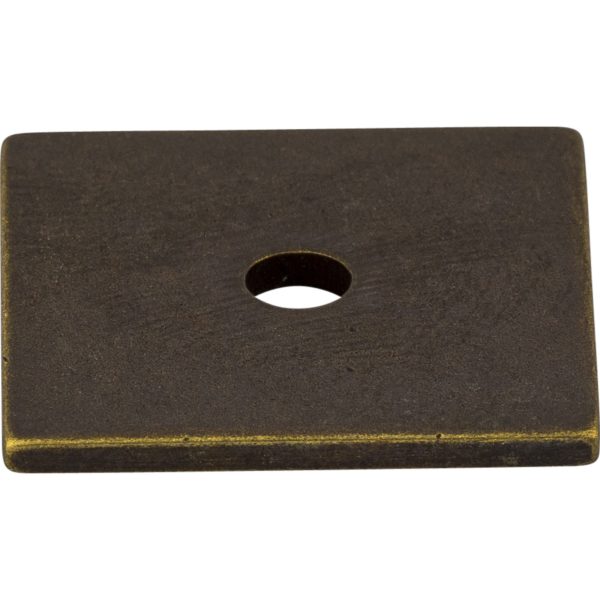 Square Backplate 1 Inch German Bronze