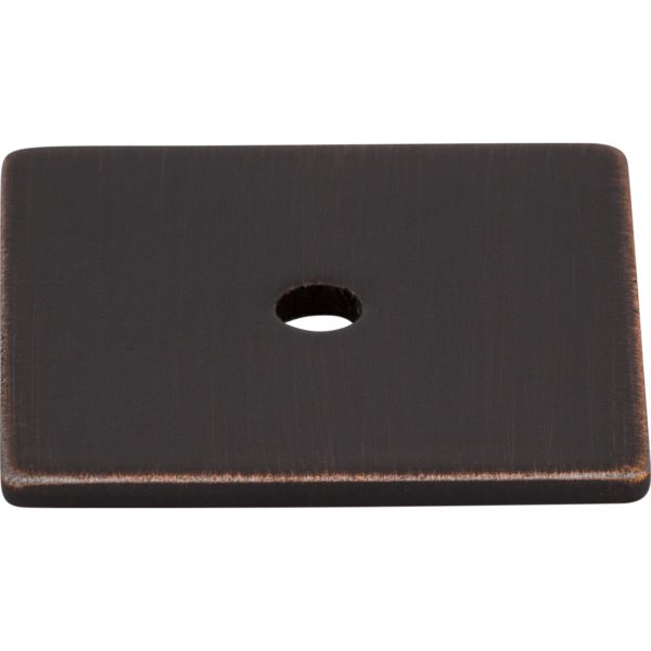 Square Backplate 1 1/4 Inch Tuscan Bronze