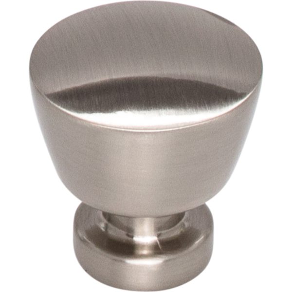 Allendale Knob 1 1/8 Inch Brushed Satin Nickel