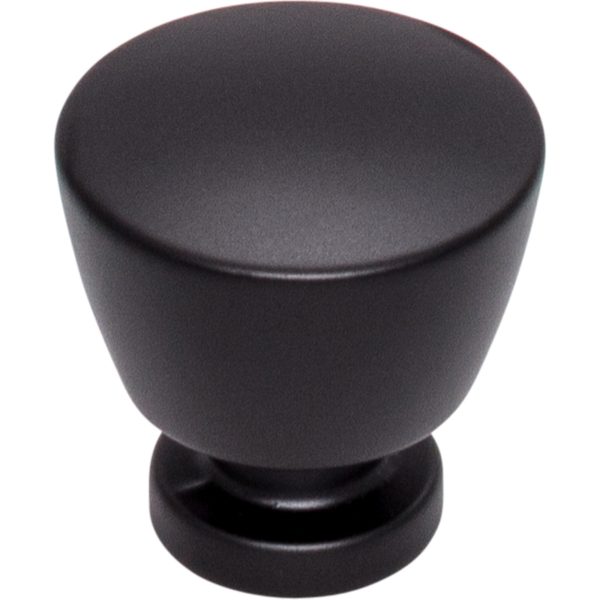 Allendale Knob 1 1/4 Inch Flat Black