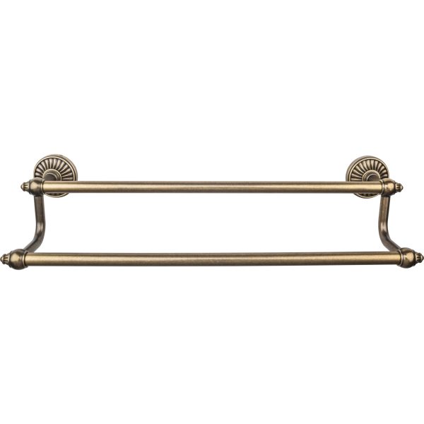 Tuscany Bath Towel Bar 30 Inch Double German Bronze