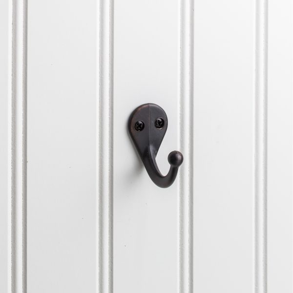 1-3/4" Brushed Oil Rubbed Bronze Traditional Single Prong Ball End Wall Mounted Hook