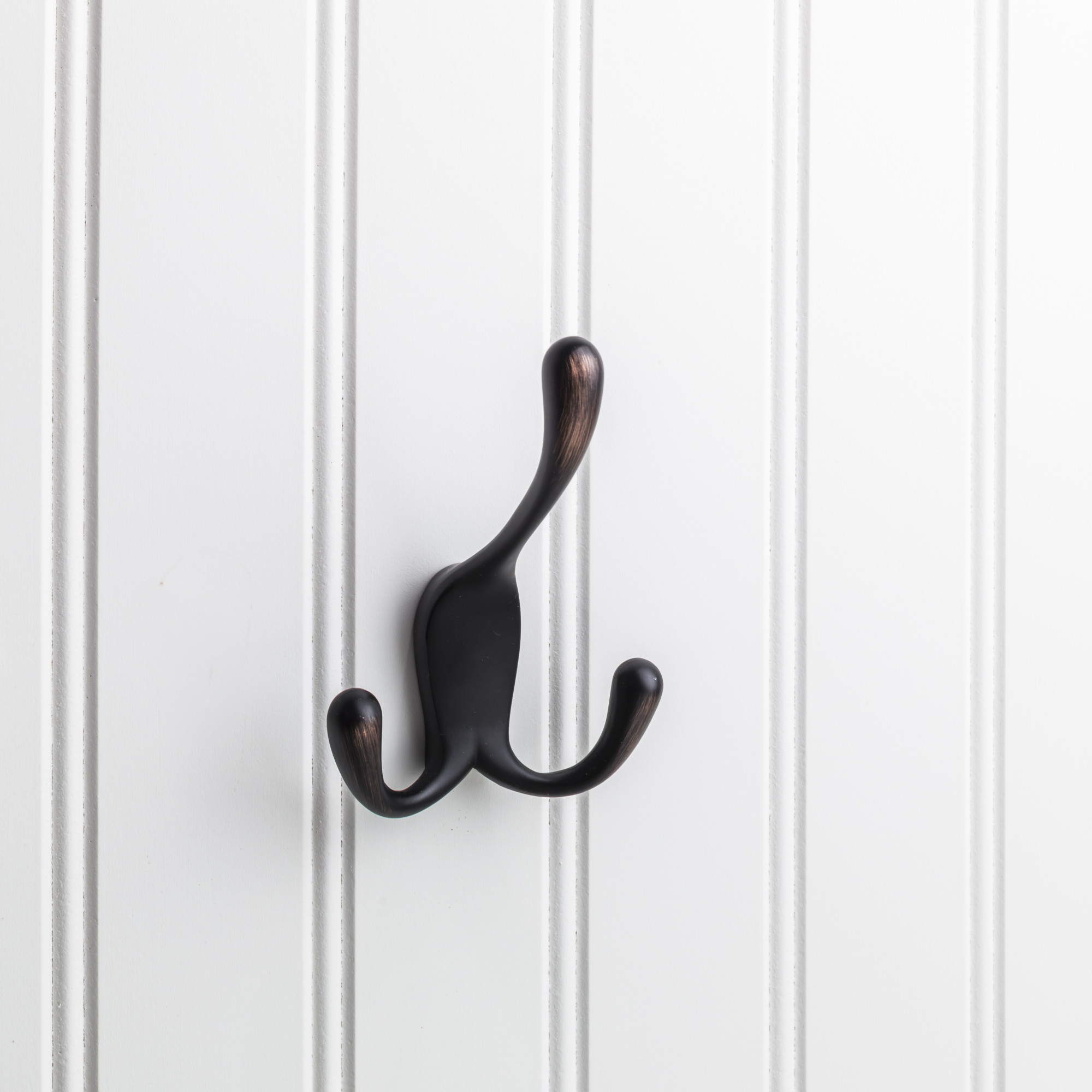 4" Large Concealed Triple Prong Wall Mounted Hook