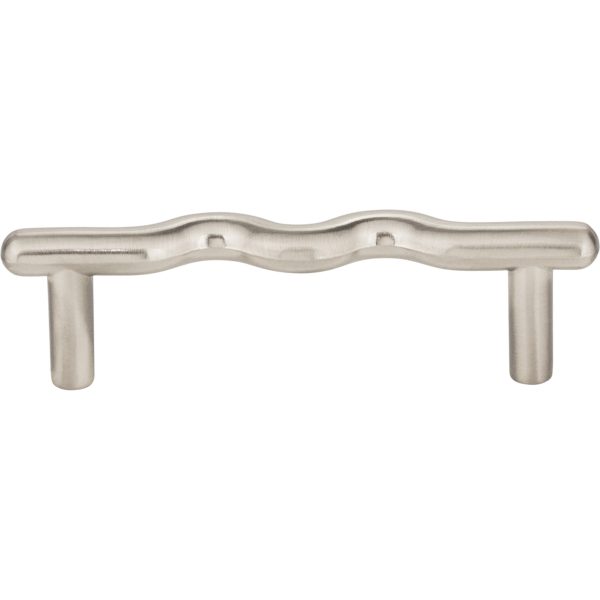 3" Center-to-Center Satin Nickel Wavy Verona Cabinet Pull - Image 3