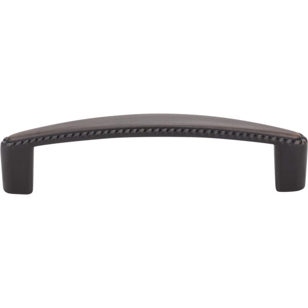 96 mm Center-to-Center Brushed Oil Rubbed Bronze Rope Detailed Lindos Cabinet Pull - Image 3