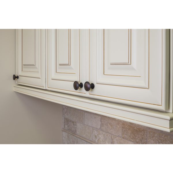 1-1/4" Diameter Brushed Oil Rubbed Bronze Round Rope Detailed Lindos Cabinet Knob - Image 4