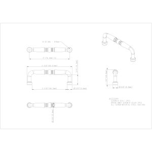 Madison Cabinet Pull in Satin Nickel