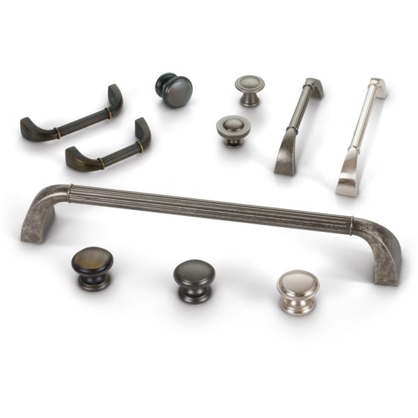 96 mm Center-to-Center Antique Brushed Satin Brass Cordova Cabinet Pull - Image 5