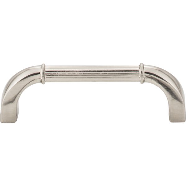 96 mm Center-to-Center Satin Nickel Cordova Cabinet Pull - Image 3