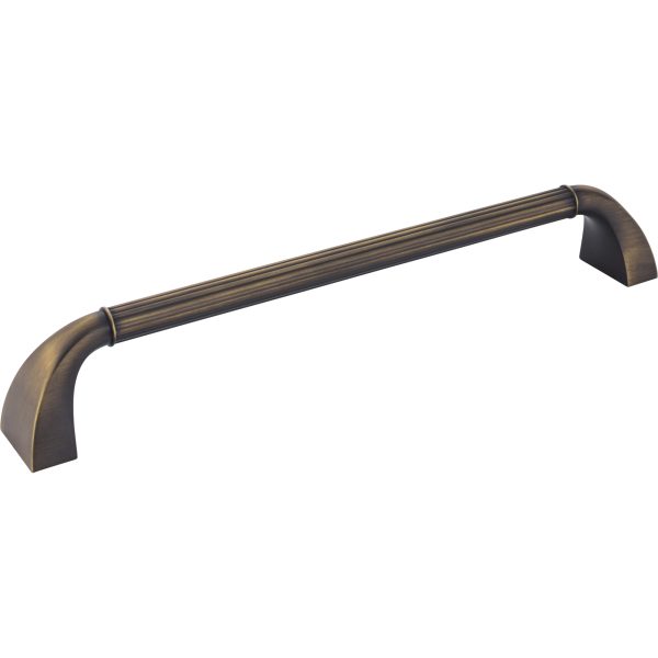 12" Center-to-Center Antique Brushed Satin Brass Cordova Appliance Handle