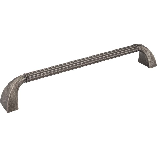 12" Center-to-Center Distressed Pewter Cordova Appliance Handle