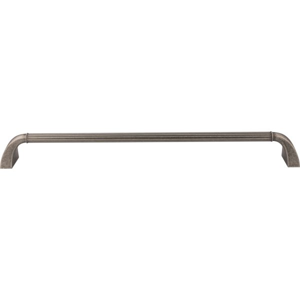 18" Center-to-Center Distressed Pewter Cordova Appliance Handle - Image 3