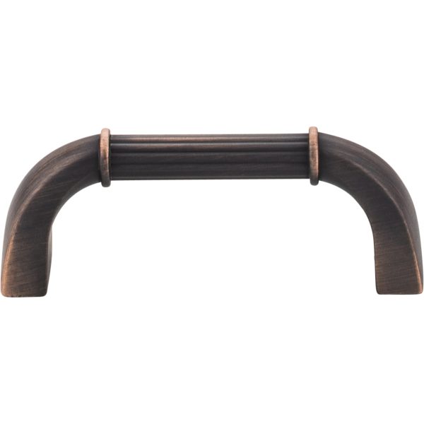 3" Center-to-Center Brushed Oil Rubbed Bronze Cordova Cabinet Pull - Image 3