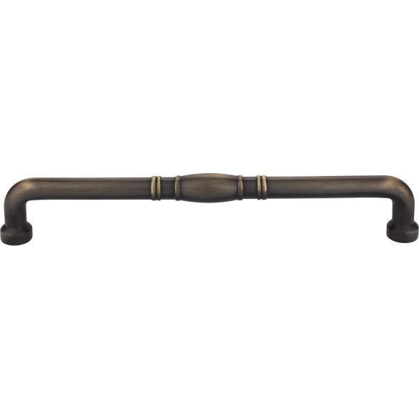 12" Center-to-Center Antique Brushed Satin Brass Durham Appliance Handle - Image 3