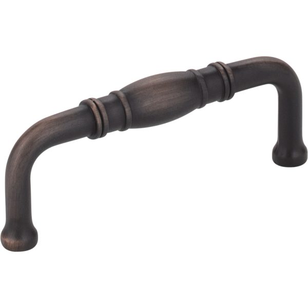 3" Center-to-Center Brushed Oil Rubbed Bronze Durham Cabinet Pull