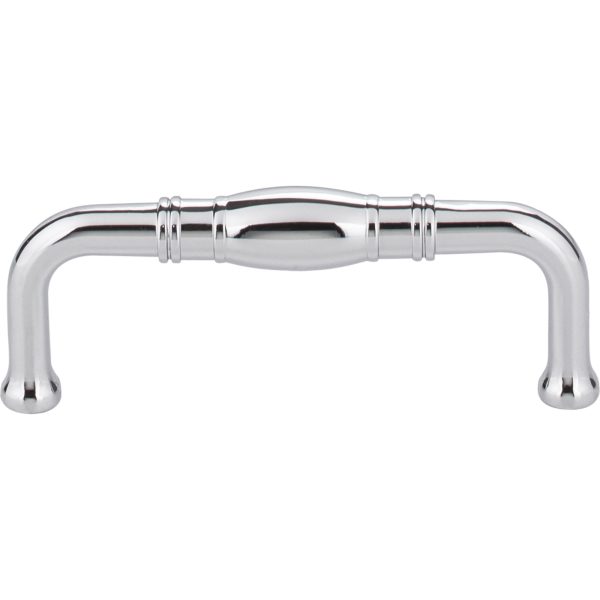 3" Center-to-Center Polished Chrome Durham Cabinet Pull - Image 3